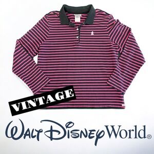 Vintage Authentic Walt Disney World‎ Long Sleeve | Womens Pink Disney